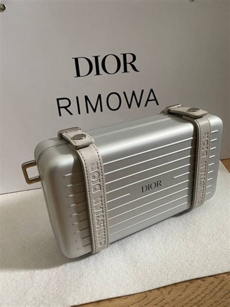 rimowa x dior clutch|Rimowa Dior trunk.